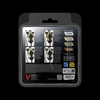 Game Color: White Color Set (4x18ml)