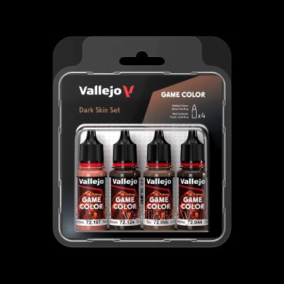 Game Color: Dark Skin Color Set (4x18ml) Front