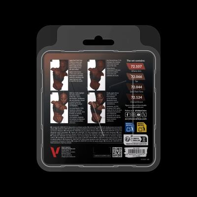 Game Color: Dark Skin Color Set (4x18ml)