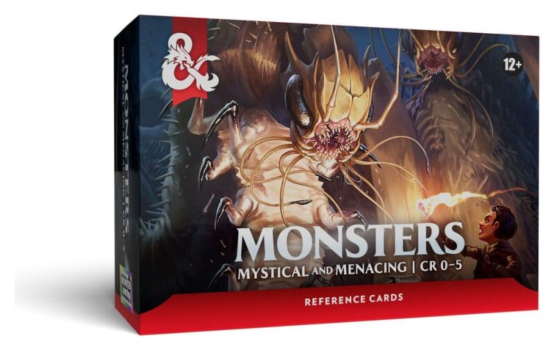 D&D RPG Referenzkarten: Monster (Mystisch und Bedrohlich) (Englisch)
