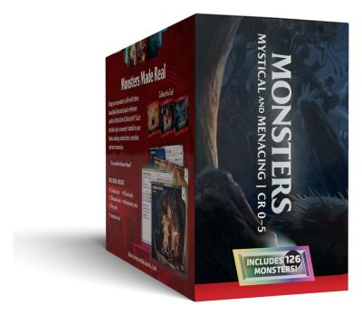 D&amp;D RPG Referenzkarten: Monster (Mystisch und Bedrohlich) (Englisch)