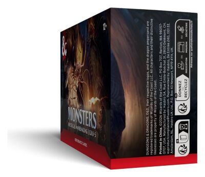 D&amp;D RPG Referenzkarten: Monster (Mystisch und Bedrohlich) (Englisch)