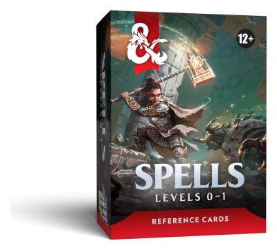 D&D RPG Referenzkarten: Zaubersprüche (Stufen...