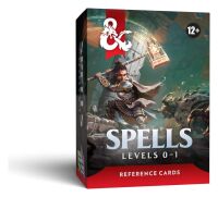 D&amp;D RPG Referenzkarten: Zauberspr&uuml;che (Stufen 0-1) (Englisch)