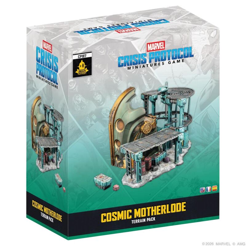 Marvel: Crisis Protocol – Cosmic Motherlode Terrain Pack Verpackung