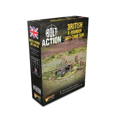 British 6-pounder anti-tank gun (plastic) Verpackung