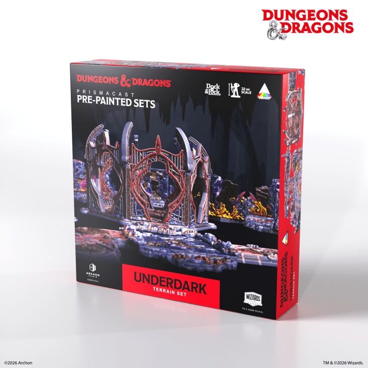 Archon Studio D&D Underdark: Pre-Painted Terrain Set DND0001