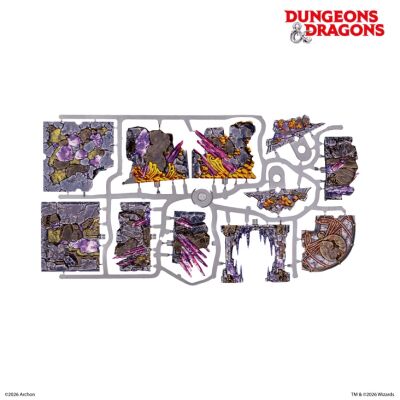 D&amp;D Underdark: Pre-Painted Terrain Set
