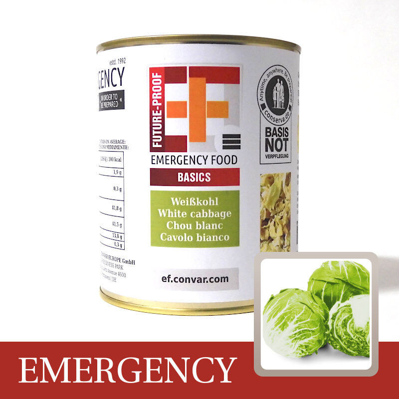 EF BASICS Weisskohlflocken (24x220g)