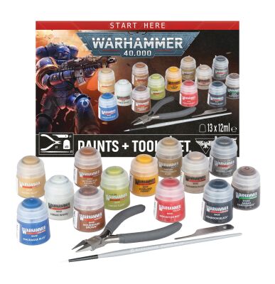Warhammer 40.000: Paints + Tools Set