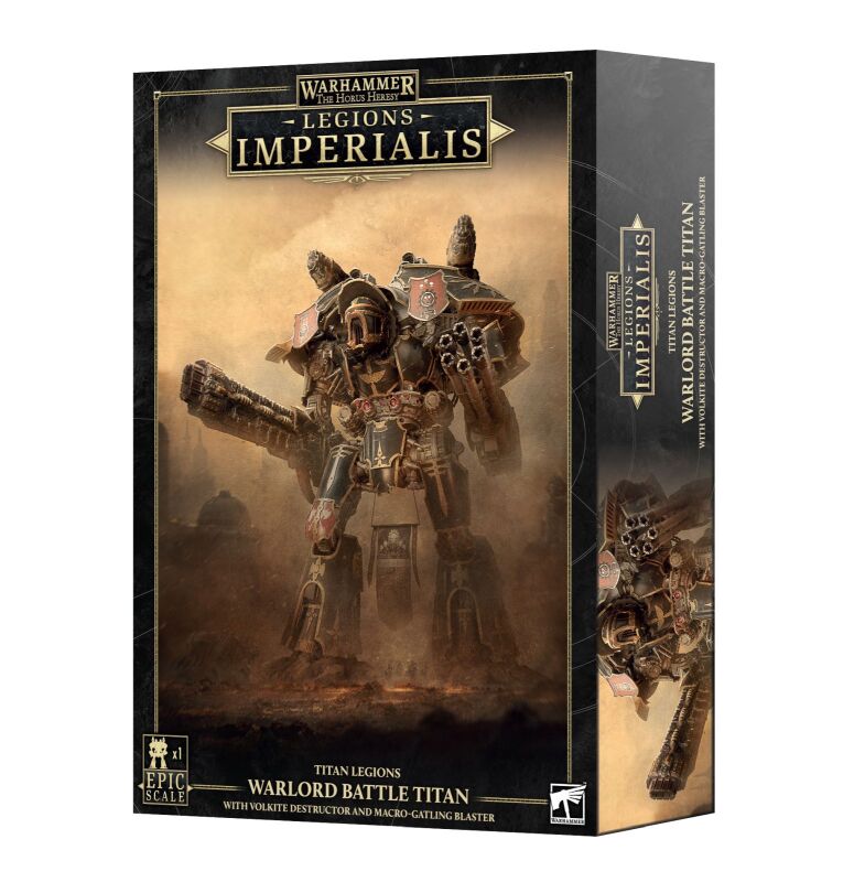 Warlord Titan mit Volkite Destructor und Macro-gatling Blaster (Epic Scale)