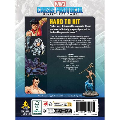 Marvel: Crisis Protocol - Hard to Hit Character Pack R&uuml;ckseite