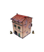 WW2 Italy Balcony House PREPAINTED [28mm/1:56]