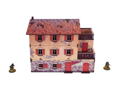 Pre-Painted WW2 Italy Large House