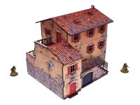 Pre-Painted WW2 Italy Large House
