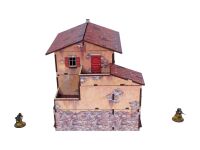 Pre-Painted WW2 Italy Large House
