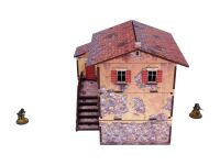 Pre-Painted WW2 Italy Large House