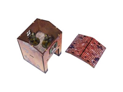 Pre-Painted WW2 Italy Gate House
