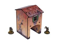 Pre-Painted WW2 Italy Gate House