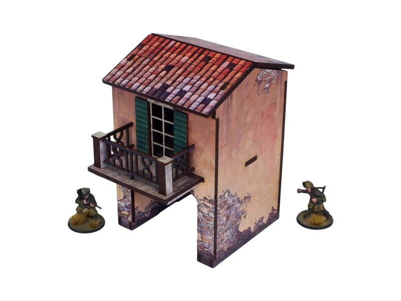 Pre-Painted WW2 Italy Gate Balcony