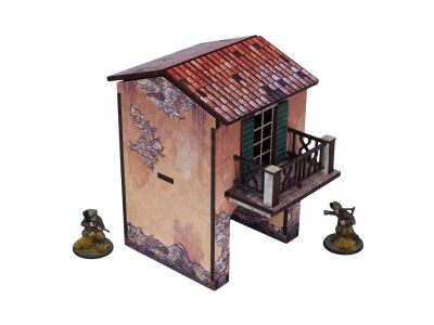 Pre-Painted WW2 Italy Gate Balcony