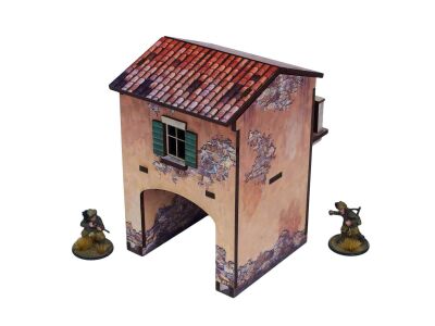 Pre-Painted WW2 Italy Gate Balcony