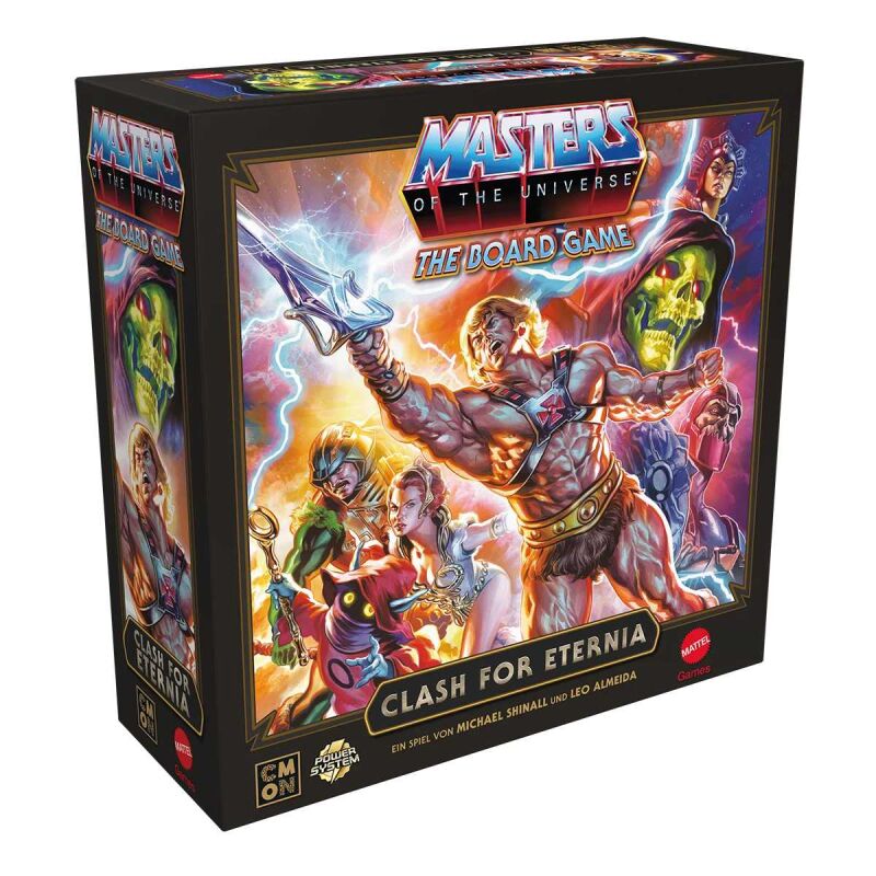 Masters of the Universe: The Board Game – Clash for Eternia Verpackung