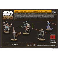Star Wars: Legion &ndash; Leaders of the Separatist Alliance R&uuml;ckseite