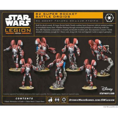 Star Wars: Legion &ndash; B2 Super Rocket Battle Droids R&uuml;ckseite