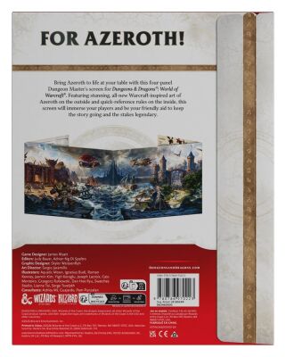 D&amp;D: WoW Spielleiterschirm (Englisch)