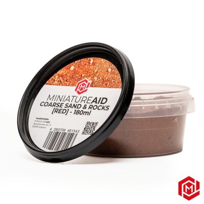 COARSE SAND &amp; ROCKS [RED] - 180ml