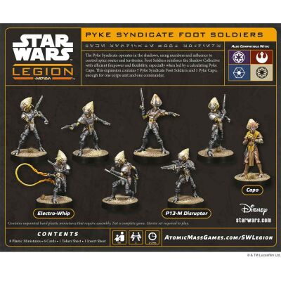 Star Wars: Legion &ndash; Pyke Syndicate Foot Soldiers R&uuml;ckseite