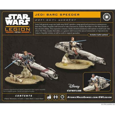 Star Wars: Legion &ndash; Jedi BARC Speeder R&uuml;ckseite