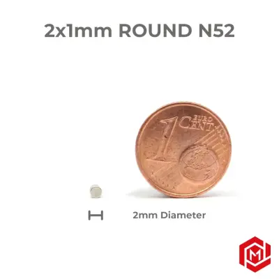 NEODYMIUM MAGNET SET [Size M / 2-5mm] - 180 Units