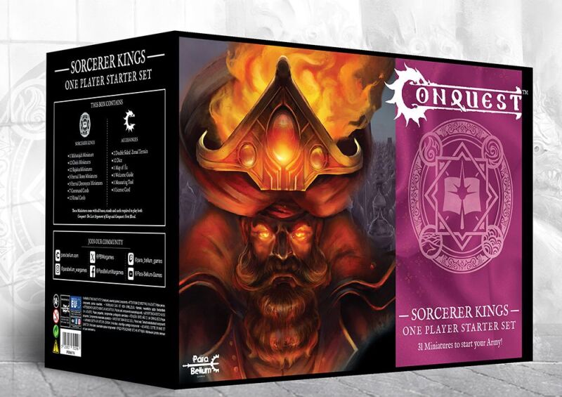 Sorcerer Kings: Conquest 2026 Supercharged Starter Set Verpackung