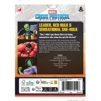 Marvel: Crisis Protocol &ndash; Leader, Red Hulk &amp; Sensational She-Hulk Character Pack R&uuml;ckseite