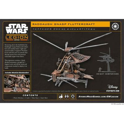Star Wars: Legion &ndash; Raddaugh Gnasp Fluttercraft R&uuml;ckseite