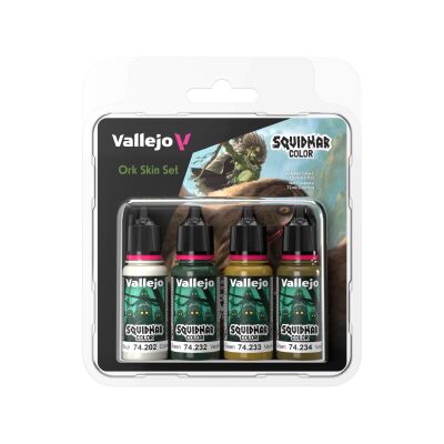 Squidmar Color: Ork Skin Set (4 x 18 ml)