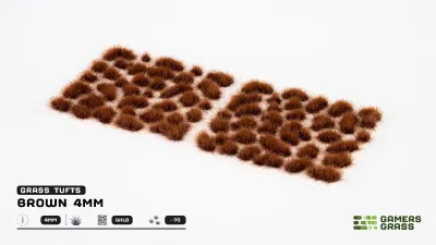 Brown Tuft (4mm)