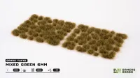 Mixed Green Tuft (6mm)