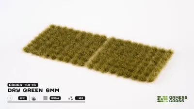 Dry Green Tuft (6mm)