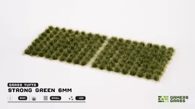 Strong Green Tuft (6mm)