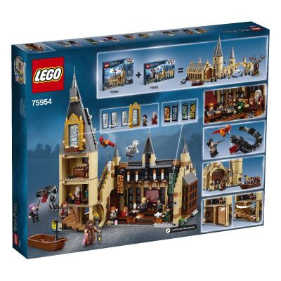 LEGO Harry Potter - 75954 Die gro&szlig;e Halle von Hogwarts Verpackung R&uuml;ckseite