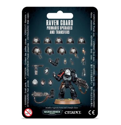 Upgrades und Abziehbilderbögen: Raven Guard Primaris