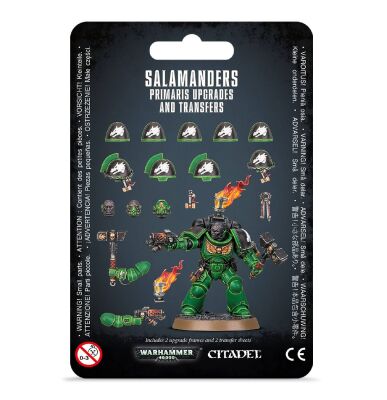 Upgrades und Abziehbilderbögen: Salamanders Primaris