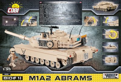COBI-2619 Abrams M1a2 Scale 1:35