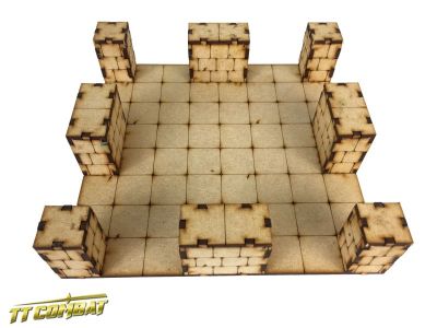 Dungeon Large Crossroad Section