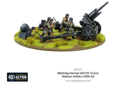 Blitzkrieg German leFH 18 10.5cm Medium...