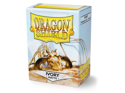 Dragon Shield Standard Sleeves - Matte Ivory 