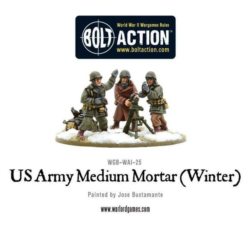 US Army Medium Mortar Winter